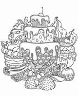 Kolorowanka Tort Kolorowanki Dorosłych Tortem Doroslych Wydrukuj Kolorowankę sketch template