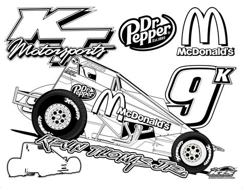 sprint car coloring page   goodimgco