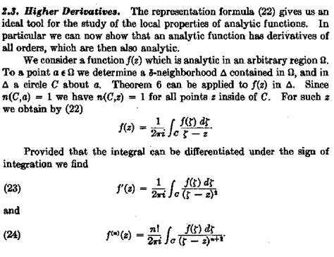 complex analysis rigorous proof  higher derivatives form cauchy integral formula
