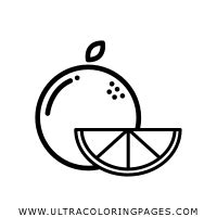 orange slice coloring page ultra coloring pages