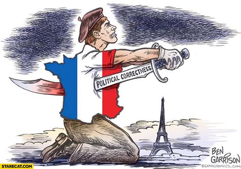 france political correctness blade suicide drawing
