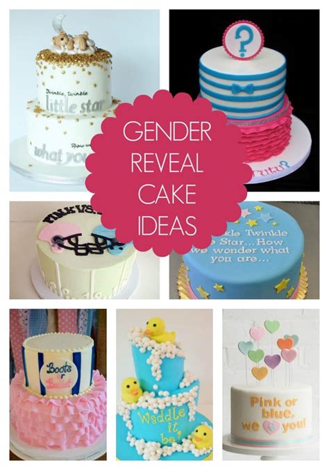 10 gender reveal cake ideas pretty my party
