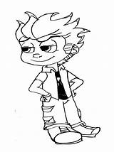 Johnny Test Coloring Pages Printable Printables Kids Colouring Books Recommended Dkidspage sketch template