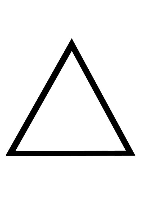 basic triangle outline  stock photo public domain pictures
