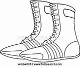 Wrestling Shoes Drawing Paintingvalley sketch template