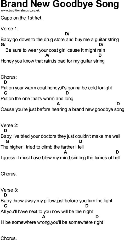 The Goodbye Song Lyrics Goodbye Song From Harriet By Terence