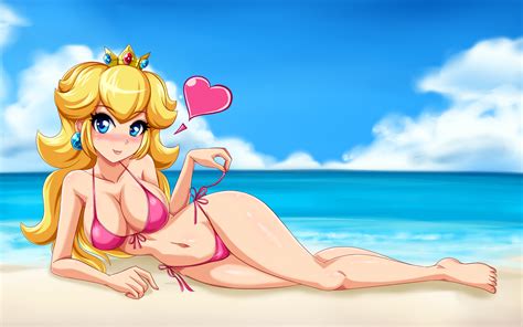 Sigurdhosenfeld S Art Blog Princess Peach Beach