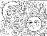 Coloring Pages Trippy Printable Grown Ups sketch template