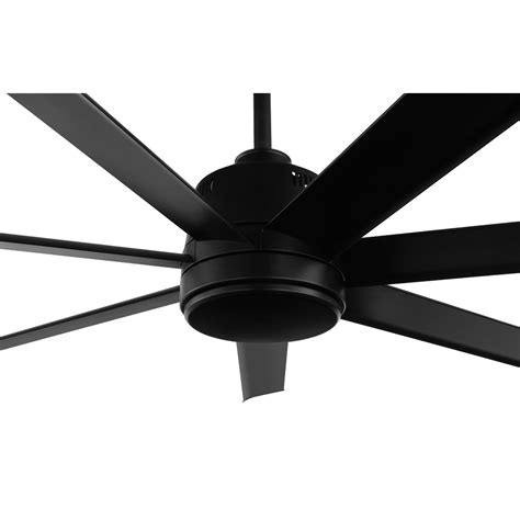 matte black eglo tourbillion   blade dc indooroutdoor ceiling fan  remote control