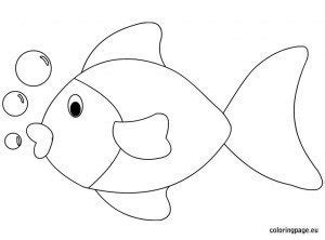 fish coloring sheet coloring page