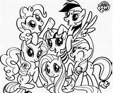 Little Pages Coloring Mix Template Pony Printable Kids Ponies Mlp Print Cute Google Friendship Magic Together Paint sketch template