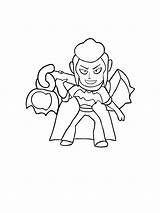 Mortis Brawl Stars Coloring Pages Printable sketch template