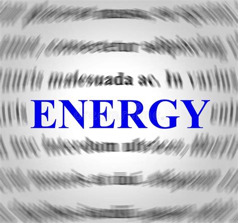 energy definition represents power source  powered stock illustration image