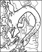 Plesiosaurus Crayola sketch template