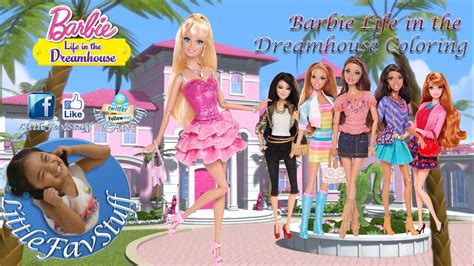 gambar barbie life dreamhouse coloring pages page printable  rebanas