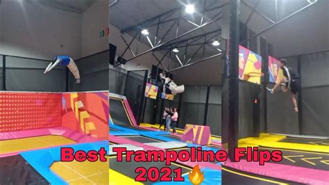 best flips in trampoline park best of 2021 youtube
