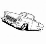 Lowrider Cars Drawings Car Coloring Pages Impala Sketch Template sketch template