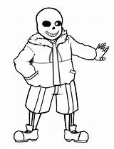 Sans Coloring Pages Undertale Papyrus Drawing Skeleton Cat Printable Getdrawings Sketch Color Asriel Chara Line Characters Flowey Getcolorings Print Comments sketch template