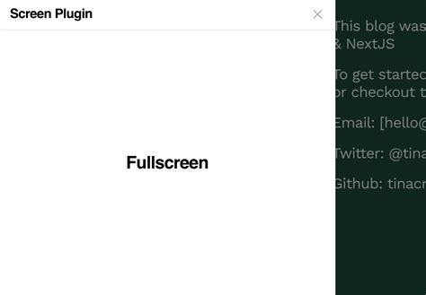 screen plugins tinacms blog