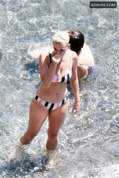 Katy Perry Sexy Singer Hits The Beach In Amalfi Coast Aznude