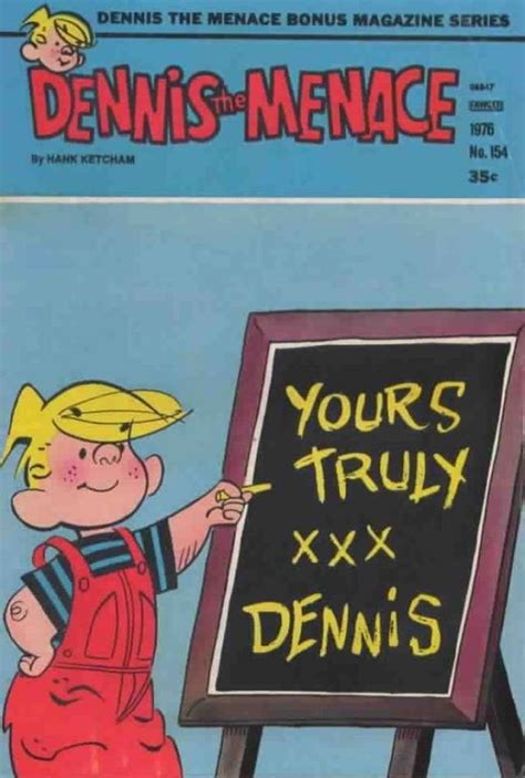 dennis the menace bonus magazine series 154 yours truly xxx dennis issue