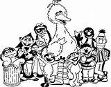 Sesame Street Coloring Pages Characters Muppets Gang Drawing Printable Bert Sheet Color Rosita Printables Drawings Getcolorings Getdrawings Print Paintingvalley Rocks sketch template