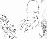 Agent Spy Hitman Coloring Absolution Pages sketch template