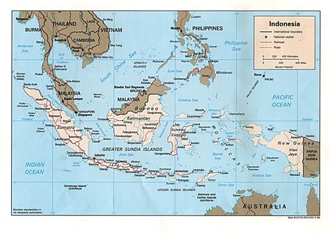 indonesia map regional political maps  asia regional political city