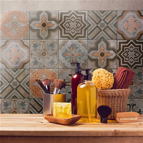 wholesale  decorative wall tiles floral pattern floor tile