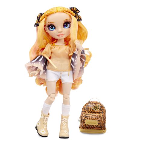 rainbow high jr high sunny madison   yellow fashion doll  doll accessories open
