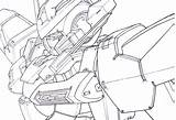 Gundam Exia Mostlymade sketch template