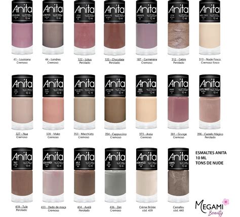 esmaltes anita 10ml tons de nude mercado livre