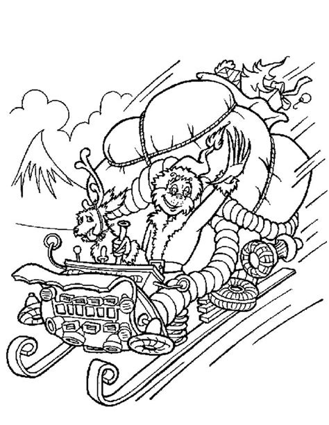 grinch coloring page coloring home