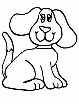Coloring Dog Face Popular sketch template