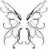 Tattoos Wing Faery Realistic Draw Liliana Papillon sketch template