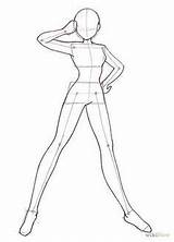 Anime Mannequin Drawing Getdrawings sketch template