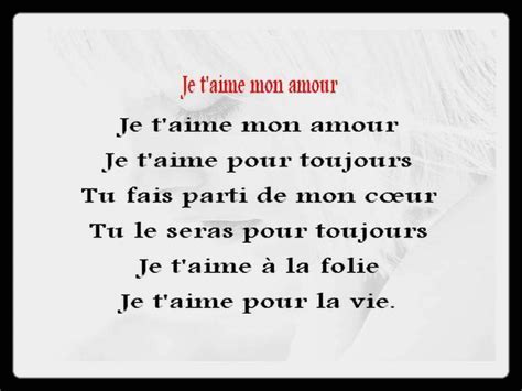 poem damour savoirfr