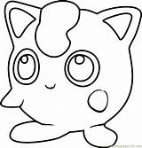 Pokemon Jigglypuff Coloringpages101 sketch template