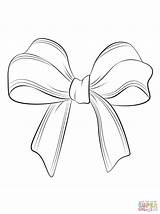 Bow Coloring Hair Pages Tie Template Getdrawings sketch template