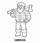 Lumberjack sketch template