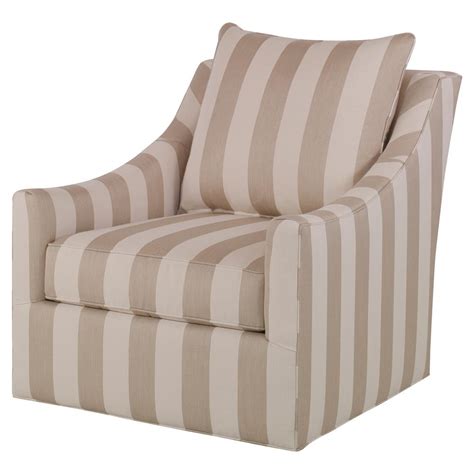 briggs coastal beige striped outdoor swivel chair kathy kuo home