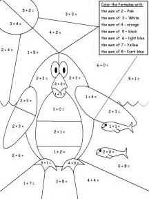 math problems colouring pages