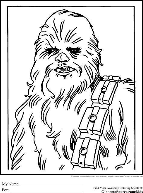 chewbacca coloring page   chewbacca coloring page png
