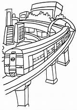 Coloring Pages Metro sketch template