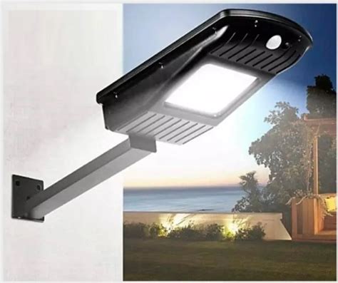 lampara  exterior solar led de   sensor de luz