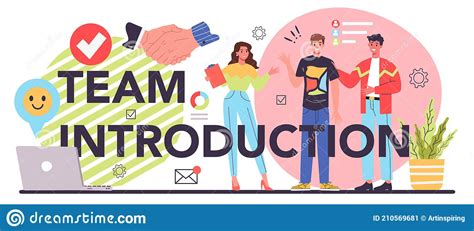 team introduction typographic header personnel management and empolyee