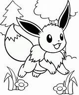 Eevee Pikachu Coloringpagesfortoddlers sketch template