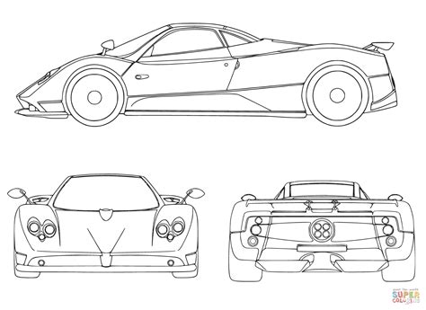 gambar printable sports car coloring pages ideas   sport