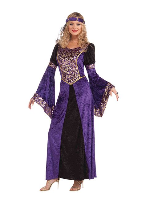 Medieval Maiden Ladies Maid Marion Fancy Dress Womens