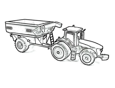 semi truck trailer coloring pages